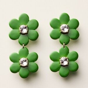 Kate Spade X Target Green Flower Earrings